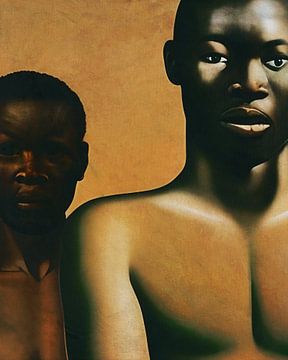 Twee Afrikaanse jongens van Jan Keteleer