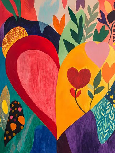 Colorful Abstract Heart
