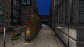 steampunk train 04 van HMS