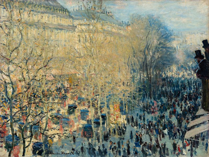 De boulevard des Capucines, Claude Monet van Meesterlijcke Meesters