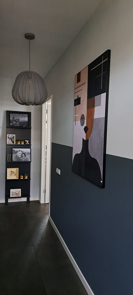 Porrtet abstrait, par Mirjam Duizendstra