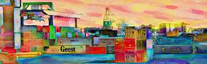 Containers Vibrant sur Frans Jonker