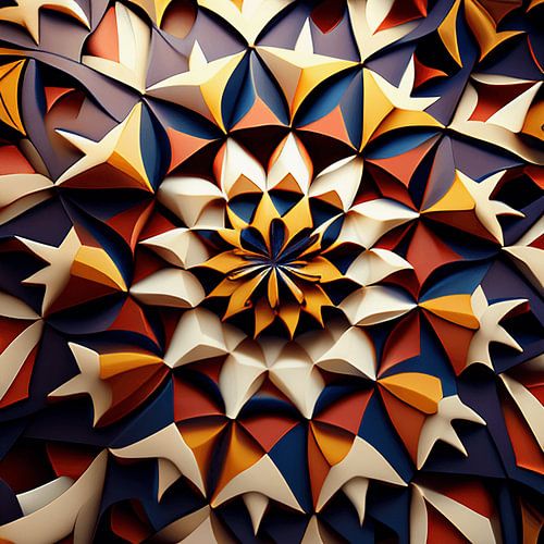 Origami caleidoscoop