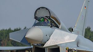 Zweisitziger Eurofighter Typhoon der Luftwaffe.