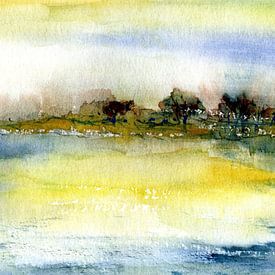impressionistic landscape by Claudia Gründler