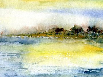 impressionistisch landschap van Claudia Gründler