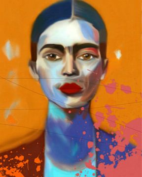 Frida Expressive Pop Art