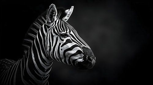 Zebra horse