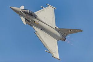Royal Air Force Typhoon Display Team in Aktion.