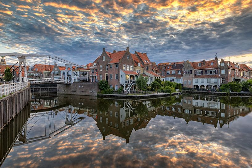 Enkhuizen harbor by Richard Nell