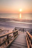 Stairs to the beach in Kampen, Sylt