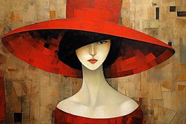 Abstract Portrait by Eye catching paintings