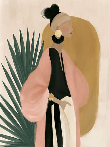 Bohemian portrait in earth tones by Studio Allee