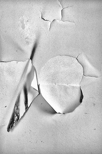 Abstracte structuur in de muur