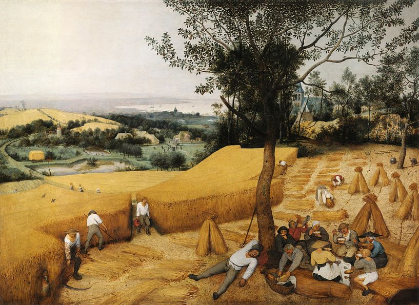 De Oogsters, Pieter Bruegel van Schilders Gilde