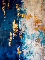 Blau, Beige und Gold