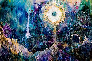spirituelle meditative Kunst