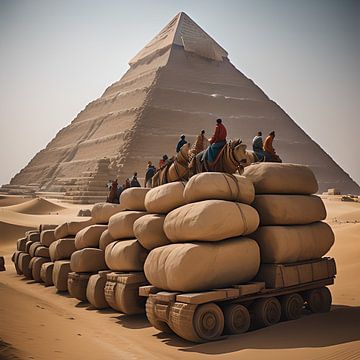 Pyramid builders by Gert-Jan Siesling