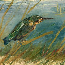 Vincent van Gogh, Kingfisher on the waterfront by 1000 Schilderijen