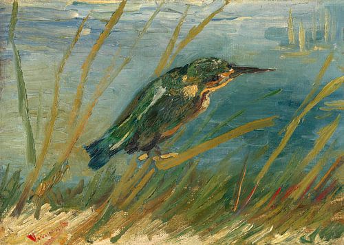 Vincent van Gogh, IJsvogel aan de waterkant