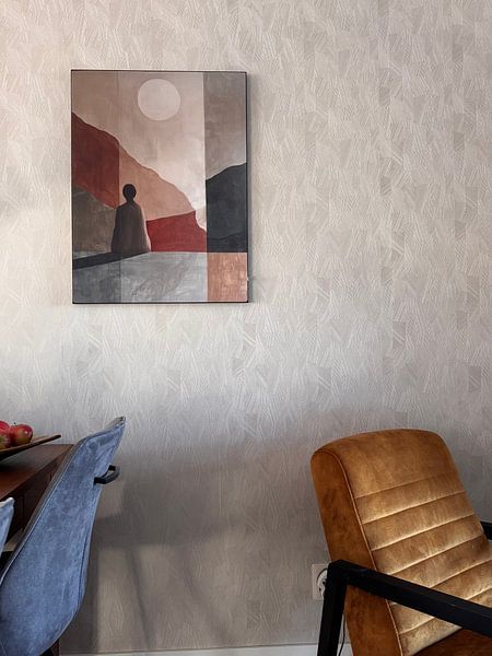 Daydreamer, moderne et abstrait dans les tons de terre