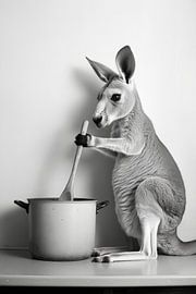 Känguru Küche von Poster Art Shop