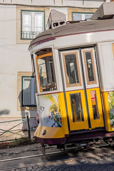 Famous tram in Lisbon by Lydia