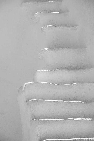 weiße Treppe von Jan Fritz