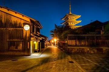 Japon typique avec temple - Japon sur Michael Bollen