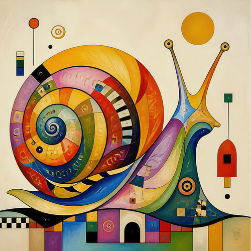 Escargot pop art