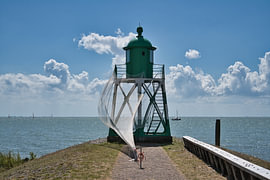 One of the small lighthouses