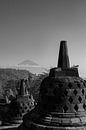 uitzicht op Borobudur van Floor Schreurs thumbnail