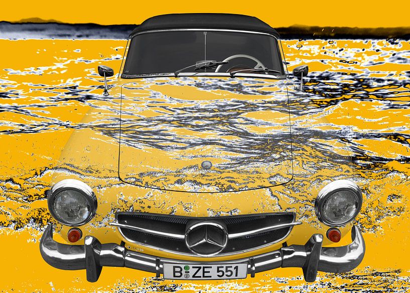 Mercedes-Benz 190 SL Art Car Lake Constance von aRi F. Huber