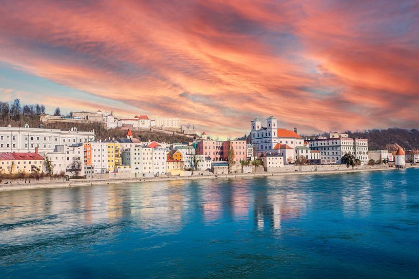 Passau Old Town in Winter by Animaflora PicsStock