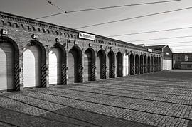 Stillgelegtes Strassenbahn-Depot in Ost-Berlin