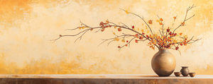 Blumenstillleben | Golden Branch