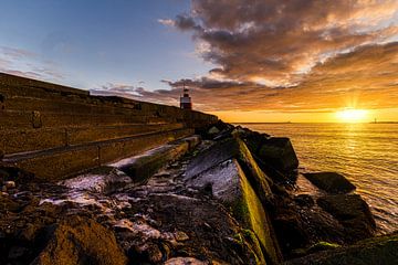 Sunset on the North Pier in March 2025 5 by peterheinspictures