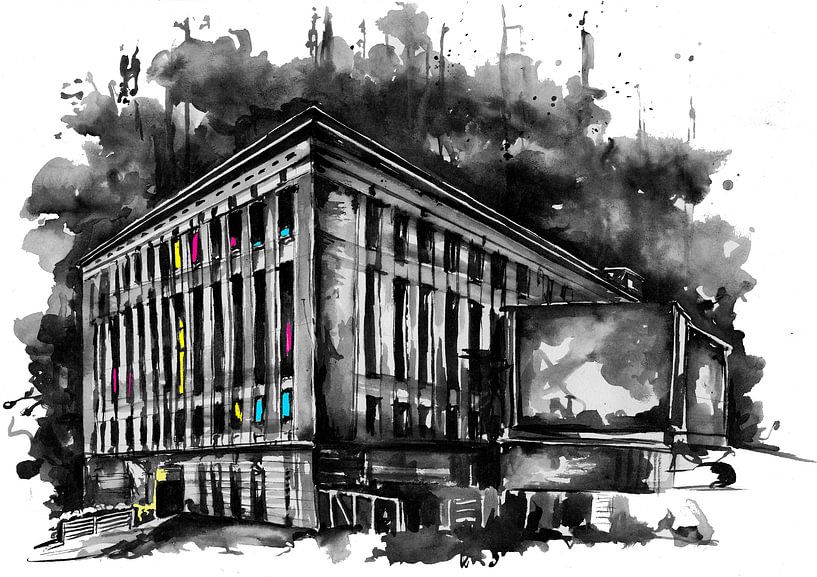 Berghain is a nightclub in Berlin, Germany.  by Eye on You