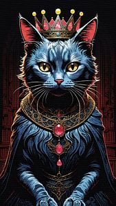 Style vintage sombre Rois & Reines des chats partie 3