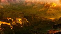 Landschap zonsondergang bij Grand Canyon National Park in Arizona USA van Dieter Walther thumbnail