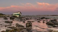 Stranded at sunset 