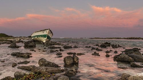Stranded at sunset 