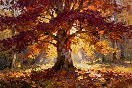 Herbstglut von Kristin M