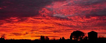 Schitterende zonsondergang van Corinne Welp