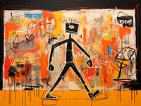 Painting by Basquiat