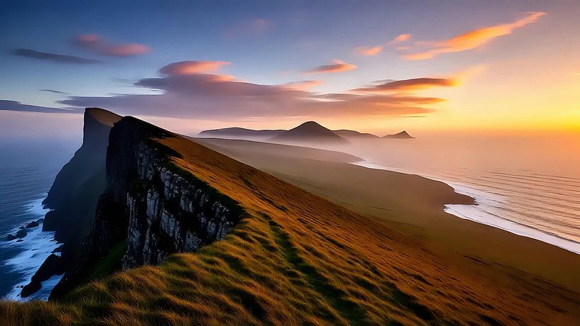 De steile oever bewonderen van Jean Pierre