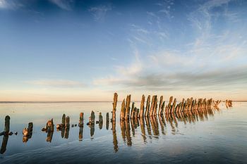 Paesens Moddergat Zonsondergang