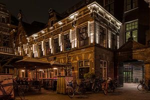 Haarlem at night by Wouter Sikkema