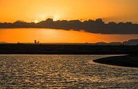 Einsamer Sonnenuntergang