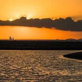 Lonely sunset by Bep van Pelt- Verkuil